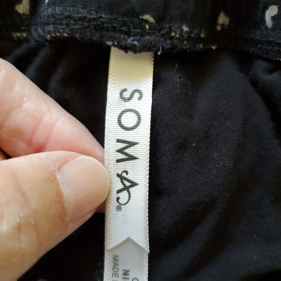 Soma Tie Waist Softness PJ Sleep Pants.  Size Large - Picture 5 of 7